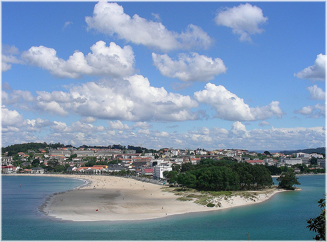Vistas de la playa de Santa Cristina
